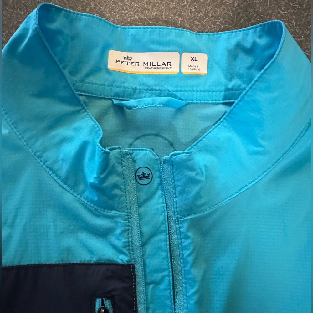 Peter Millar Featherweight Full-Zip Jacket Blue M… - image 8
